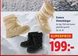 Lidl Esmara Vinterkängor erbjuda