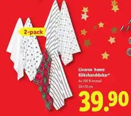 Lidl Livarno home Kökshanddukar erbjuda