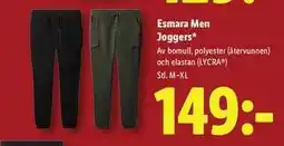 Lidl Esmara Men Joggers erbjuda