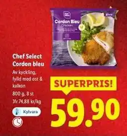 Lidl Chef Select Cordon bleu erbjuda