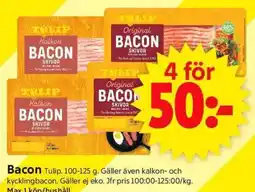 ICA Supermarket Bacon Tulip erbjuda