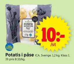 ICA Supermarket Potatis i påse erbjuda