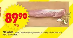 ICA Supermarket FLÄSKFILÉ erbjuda