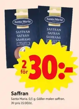 ICA Supermarket Saffran erbjuda