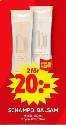 ICA Supermarket SCHAMPO, BALSAM erbjuda