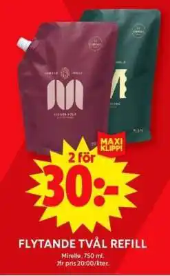 ICA Supermarket Flytande tvål Refill erbjuda