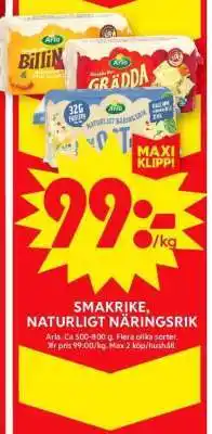 ICA Supermarket Arla Cheese erbjuda