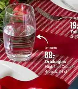 ÖoB DRICKSGLAS erbjuda