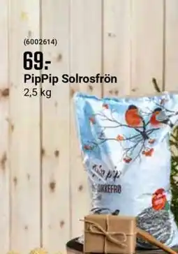 ÖoB PIPPIP SOLROSFRÖN erbjuda