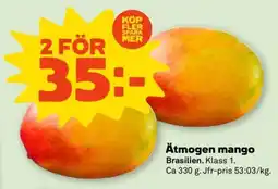 Stora Coop Ätmogen mango erbjuda