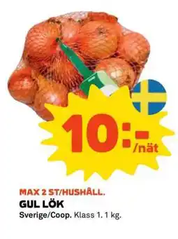 Stora Coop Gul lök erbjuda