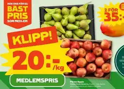Stora Coop Päron/Äpple erbjuda