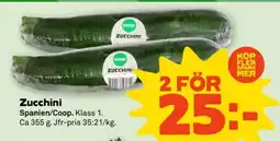 Stora Coop Zucchini erbjuda