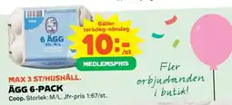 Coop Ägg 6-pack erbjuda