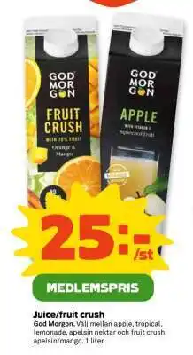 Stora Coop Juice/fruit crush erbjuda