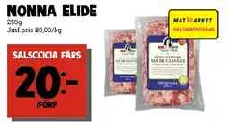 MatArket Nonna elide salsccicia färs erbjuda