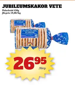 Bonum Matmarknad Jubileumskakor vete erbjuda