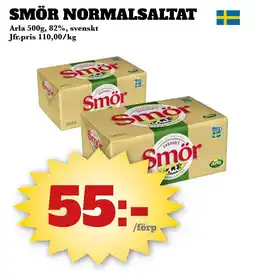 Bonum Matmarknad Smör normalsaltat erbjuda