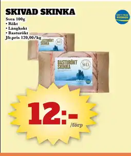 Bonum Matmarknad Skivad skinka erbjuda