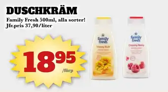 Bonum Matmarknad Duschkräm erbjuda