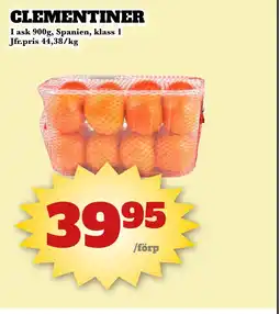 Bonum Matmarknad Clementiner erbjuda