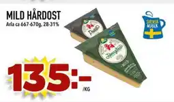 Din Mat Mild hårdost erbjuda