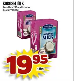 Din Mat Kokosmjölk erbjuda