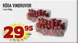 Din Mat Röda vindruvor i ask erbjuda