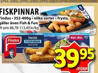 Matvärlden Tensta Fiskpinnar erbjuda