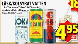 Matvärlden Tensta Läsk/kolsyrat vatten erbjuda