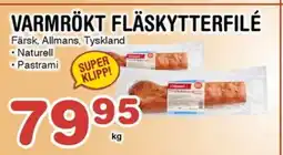 Nya Pulsen Varmrökt fläskytterfilé erbjuda