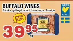 Nya Pulsen Buffalo wings erbjuda