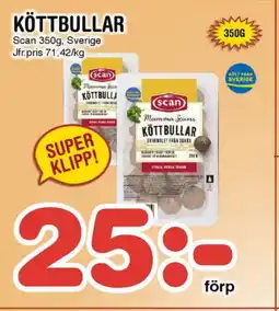 Nya Pulsen Köttbullar erbjuda