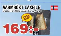 Nya Pulsen Varmrökt laxfile erbjuda