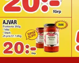 Nya Pulsen Ajvar erbjuda
