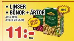 Nya Pulsen Linser • bönor •ärtor erbjuda