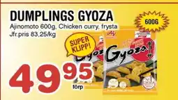 Nya Pulsen Dumplings gyoza erbjuda