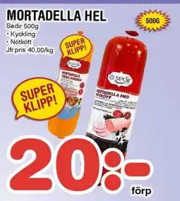 Nya Pulsen Mortadella hel erbjuda