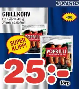 Nya Pulsen Grillkorv erbjuda