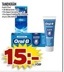 Nya Pulsen Tandkräm oral-b erbjuda
