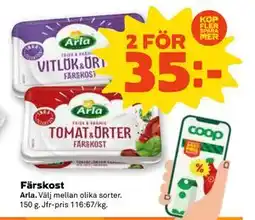 Coop Färskost, SEK 35 erbjuda