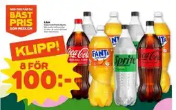 Coop Läsk, SEK 100 erbjuda