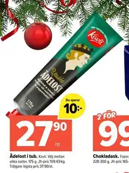 Coop Extra Ädelost i tub, SEK 27.9 erbjuda