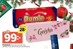 Coop Extra Chokladask, SEK 99 erbjuda