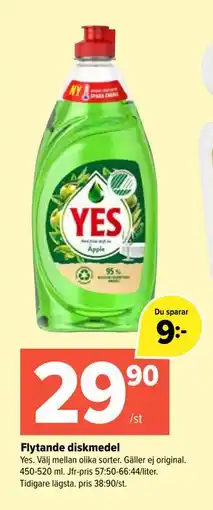 Coop Extra Flytande diskmedel, SEK 29.9 erbjuda