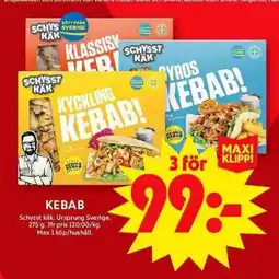 ICA Maxi Kebab erbjuda