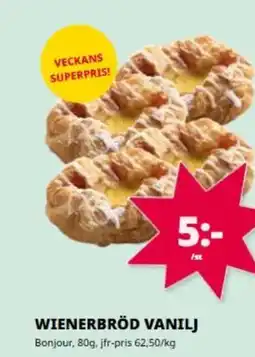 Tempo Wienerbröd vanilj erbjuda