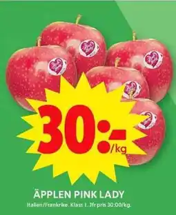 ICA Maxi Äpplen pink lady erbjuda