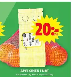 ICA Maxi Apelsiner i nät erbjuda