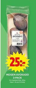 ICA Maxi Mogen avokado 3-pack erbjuda
